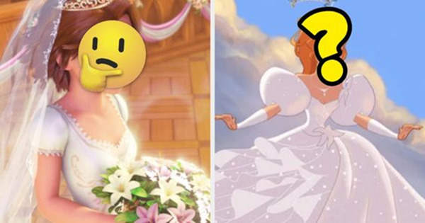 Can You Identify The Disney Princess Based On Their Wedding Dress?